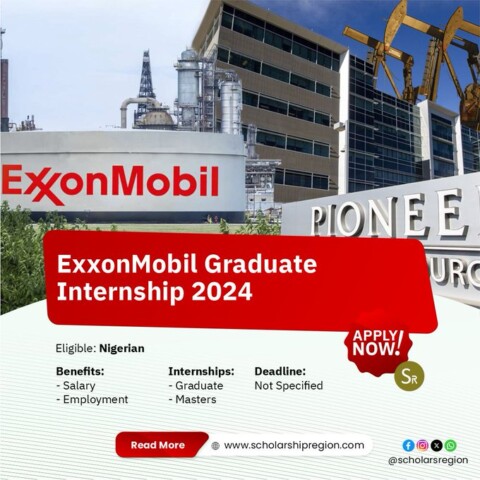ExxonMobil Graduate Internship for Nigerians
