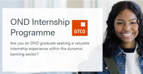 GTCO 2024 OND Internship Programme