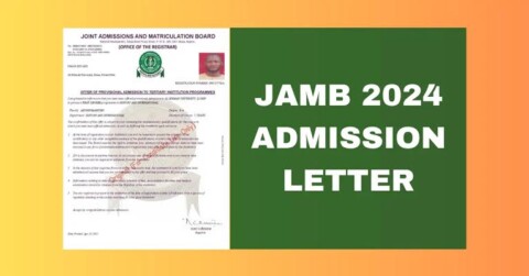 Print your JAMB 2024 admission letter