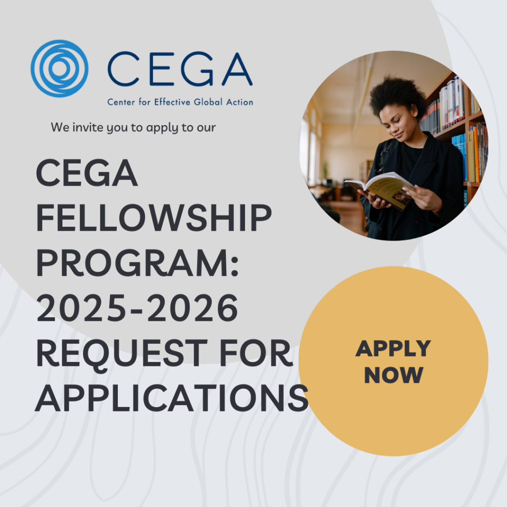 CEGA Fellowship Program for African Researchers