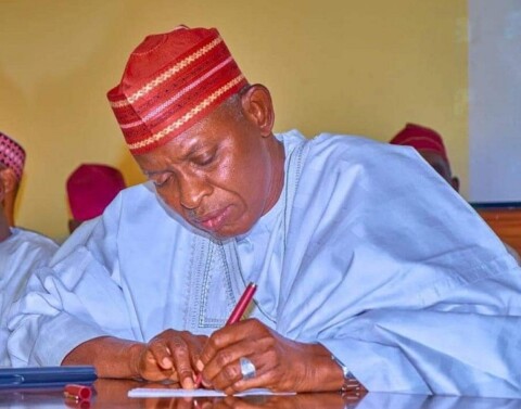 Abba Kabir Yusuf writing