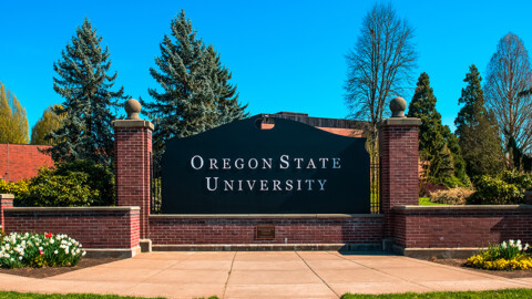 OSU entrance sign 2022