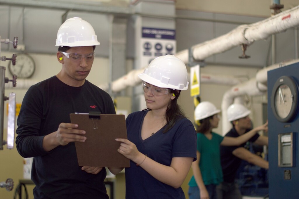 Industrial Engineer Working