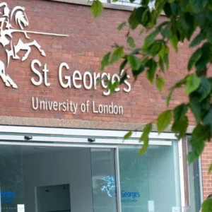 A+building+on+the+St+George’s,+University+of+London+campus