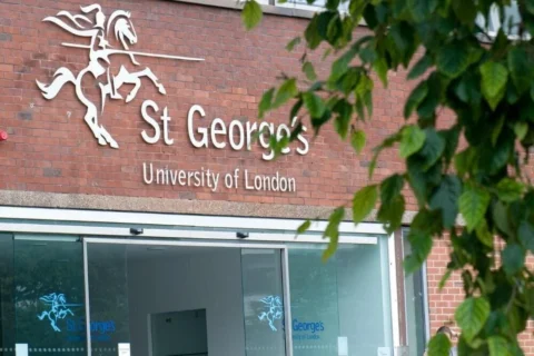 A+building+on+the+St+George’s,+University+of+London+campus