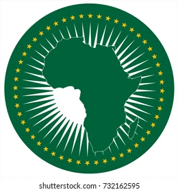 vector illustration african union flag 260nw 732162595