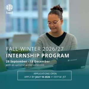 Ashinaga Foundation Internship Program 2026–2027