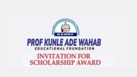 Professor Kunle Ade Wahab Educational Foundation – KAWEF Scholarship 696x392