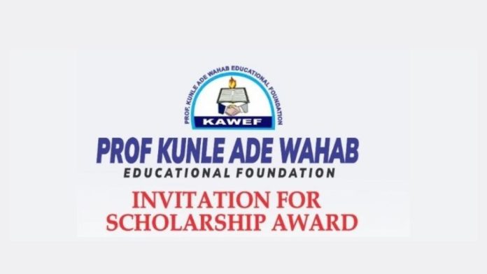 Professor Kunle Ade Wahab Educational Foundation – KAWEF Scholarship 696x392